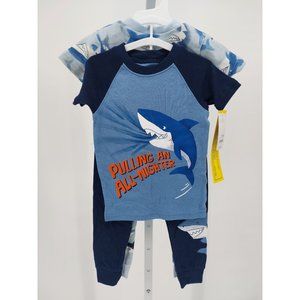 Toddler Boys 4 Piece Pajama Set - Carter's - Size 18m